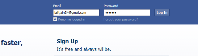 know password behind asterisk