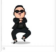 Psy – Gangnam Style facebook emoticon