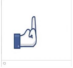Middle Finger facebook emoticon