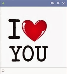 I love you facebook emoticon