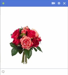 flowers facebook emoticon