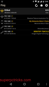 See who is using your Wifi on a Android phone