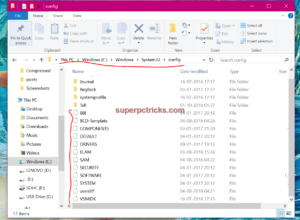 backup of windows registry files