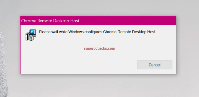 chrome remote host desktop installer