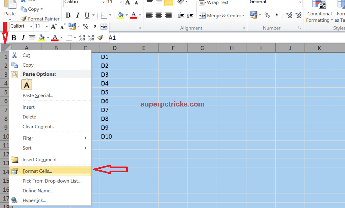 how to protect certain cells in excel 2013