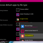 change default PDF Reader in Windows 10