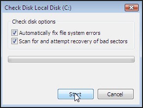 windows detected a hard disk problem