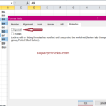 how to protect cells in excel 2010 without protecting sheet