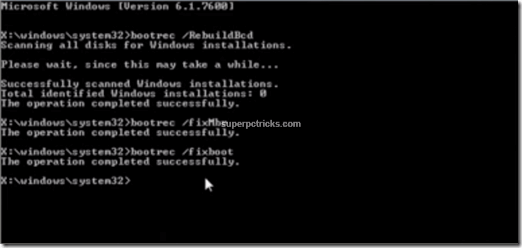 how to solve windows cannot update boot configuration