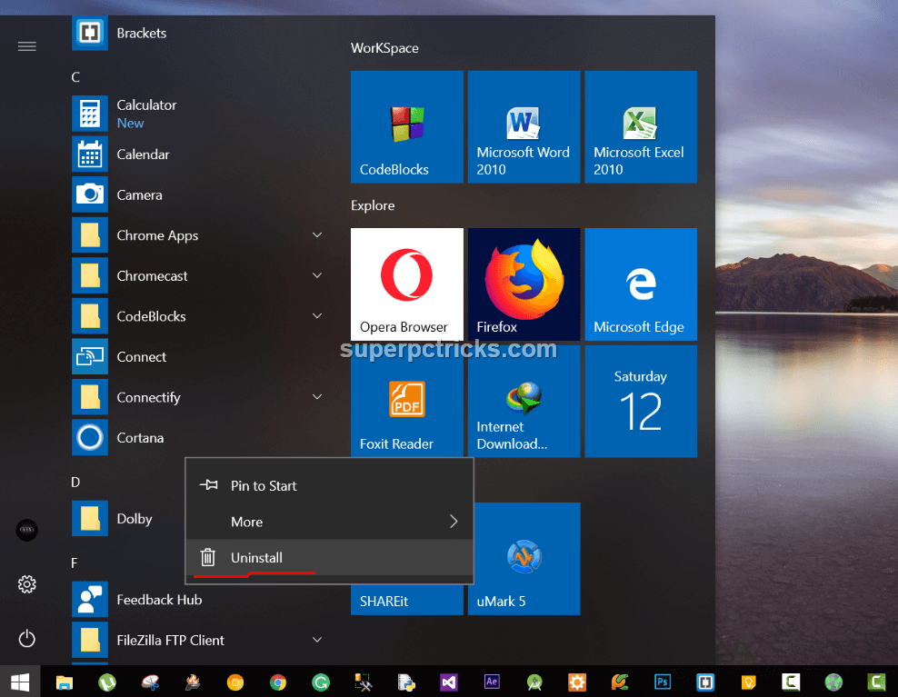 remove windows 10 apps all users