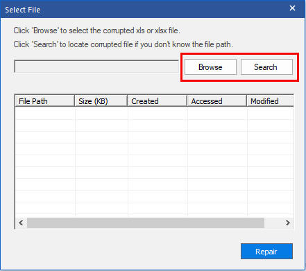 repair corrupted excel files