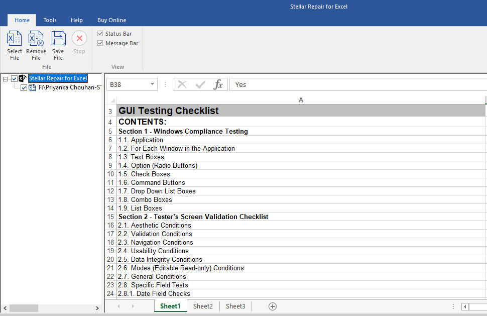 for ipod instal Stellar Repair for Excel 6.0.0.6