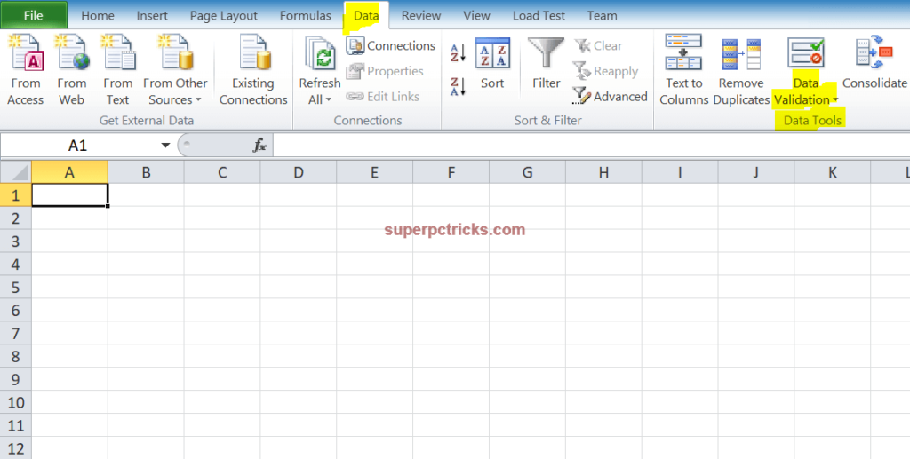 Prompt Users to type specific data into cells