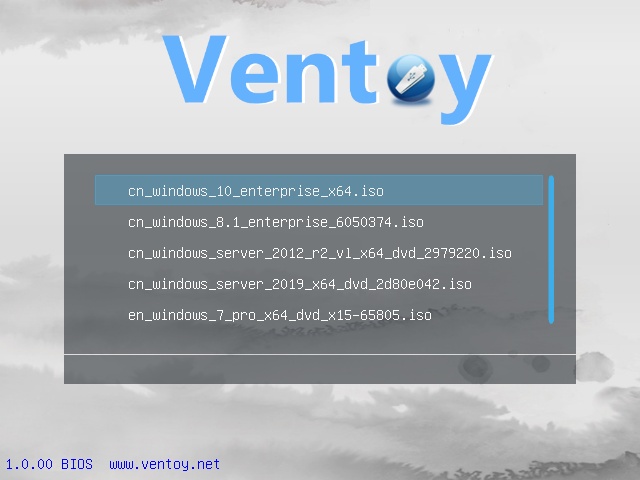 multiple boot from single USB